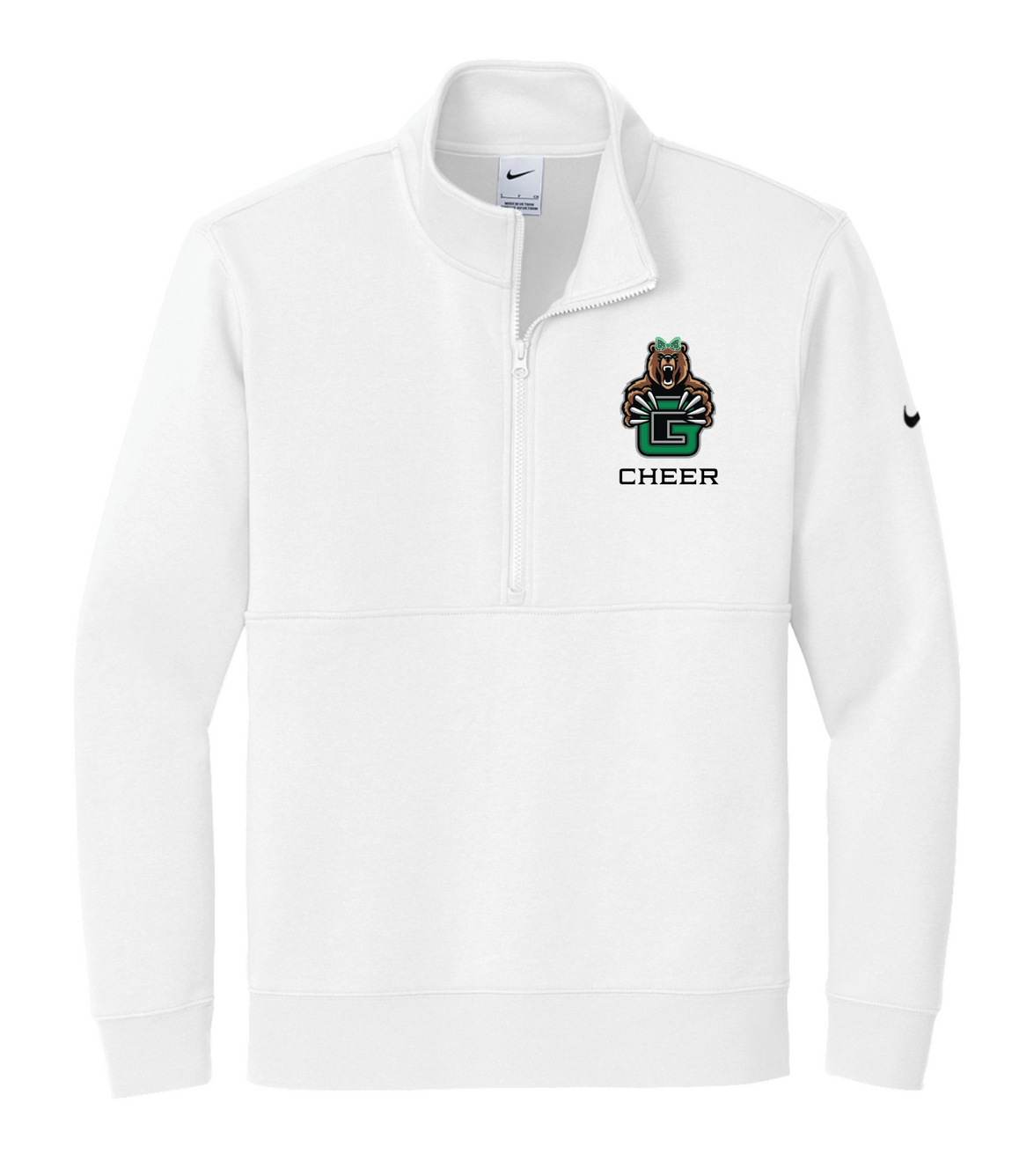 Guilford Cheer - Nike Club Fleece Sleeve Swoosh 1/2-Zip