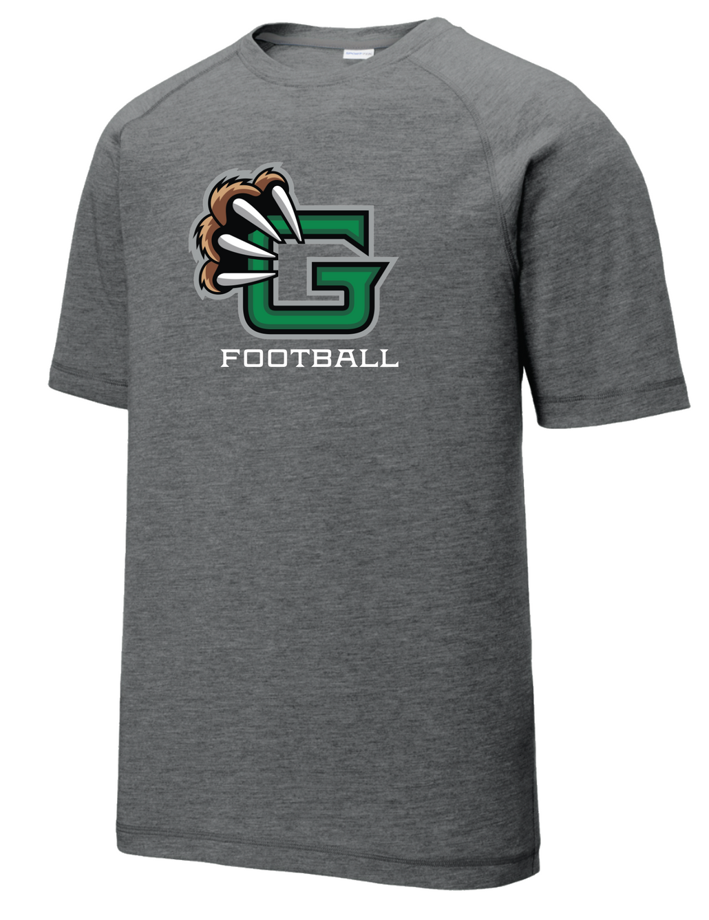 Guilford Football - Tri-Blend Wicking Raglan Tee