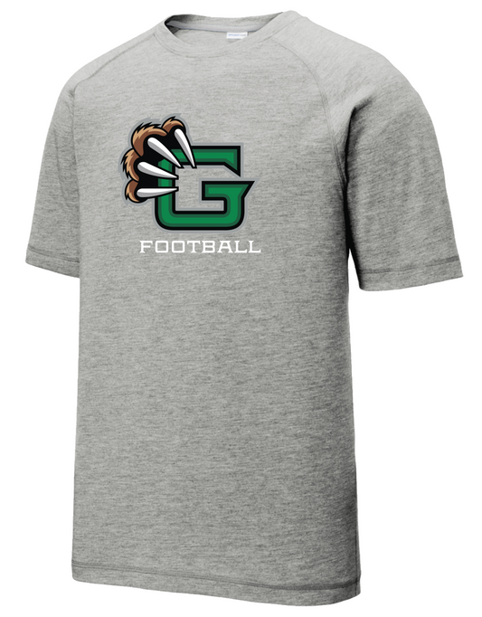 Guilford Football - Tri-Blend Wicking Raglan Tee