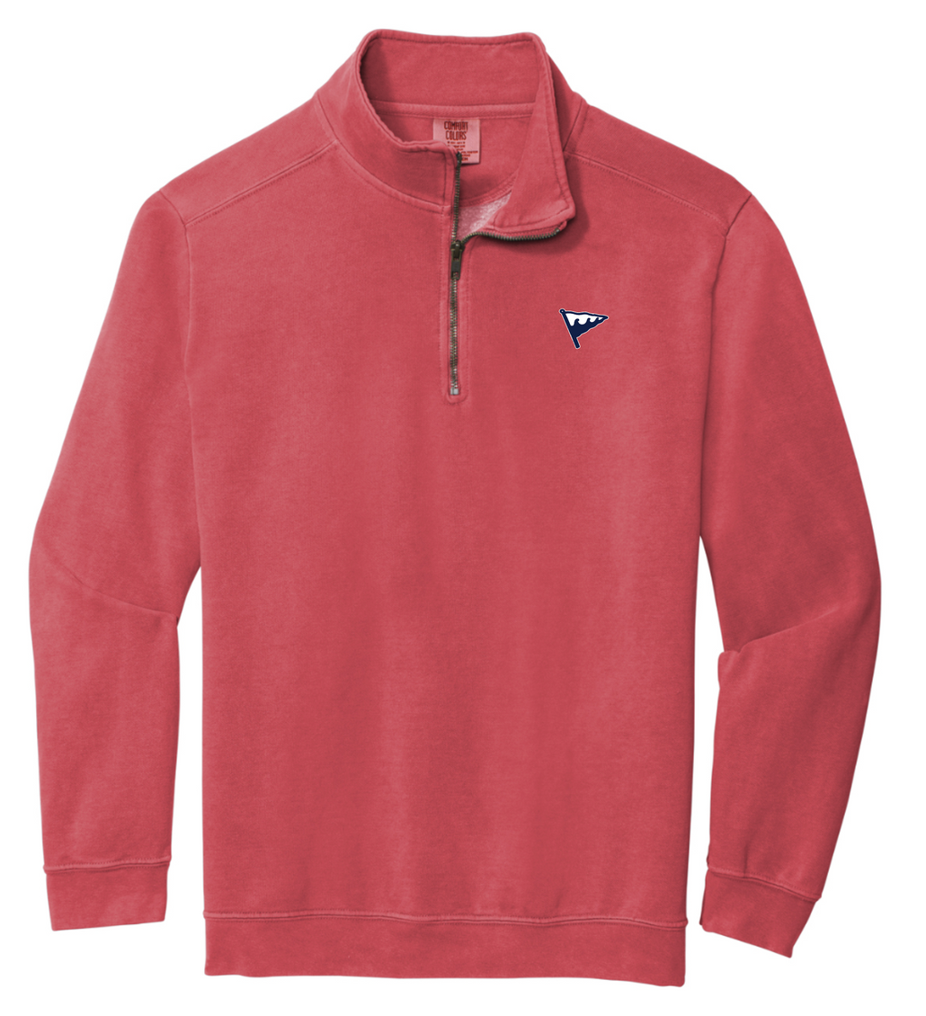 Off Soundings - Garment-Dyed Quarter Zip Sweatshirt