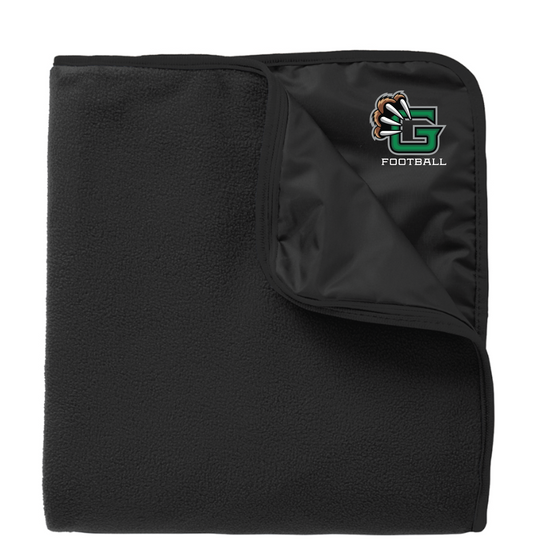Guilford Football - Fleece & Poly Travel Blanket