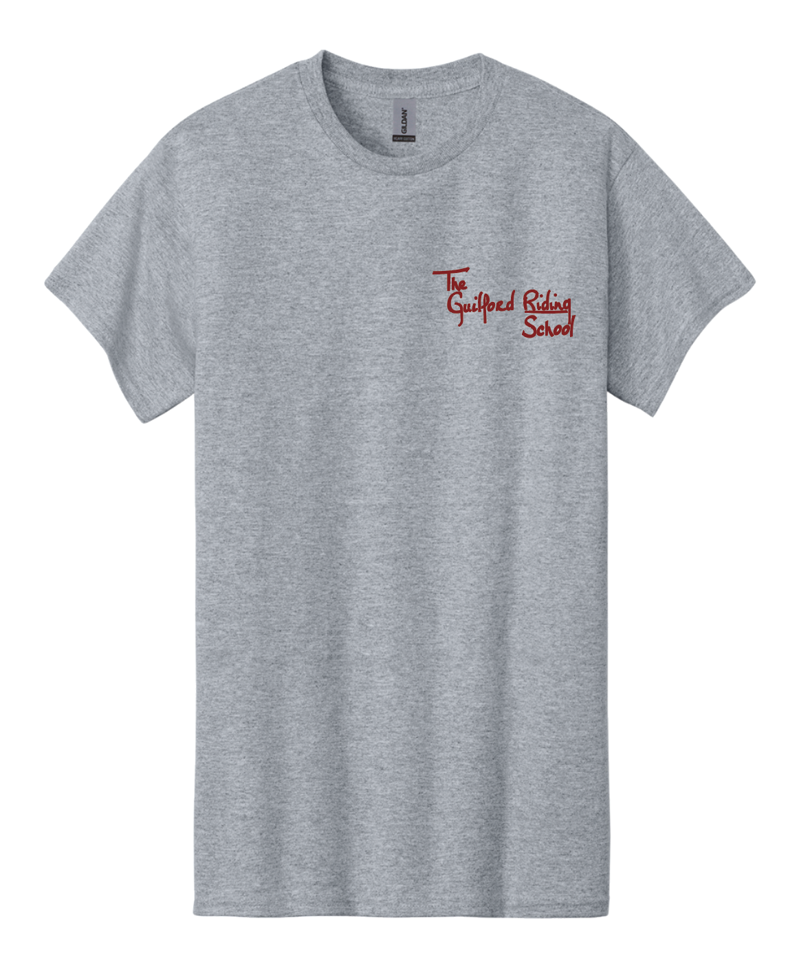 Guilford Riding School - Adult Heavy Cotton™ 100% Cotton T-Shirt