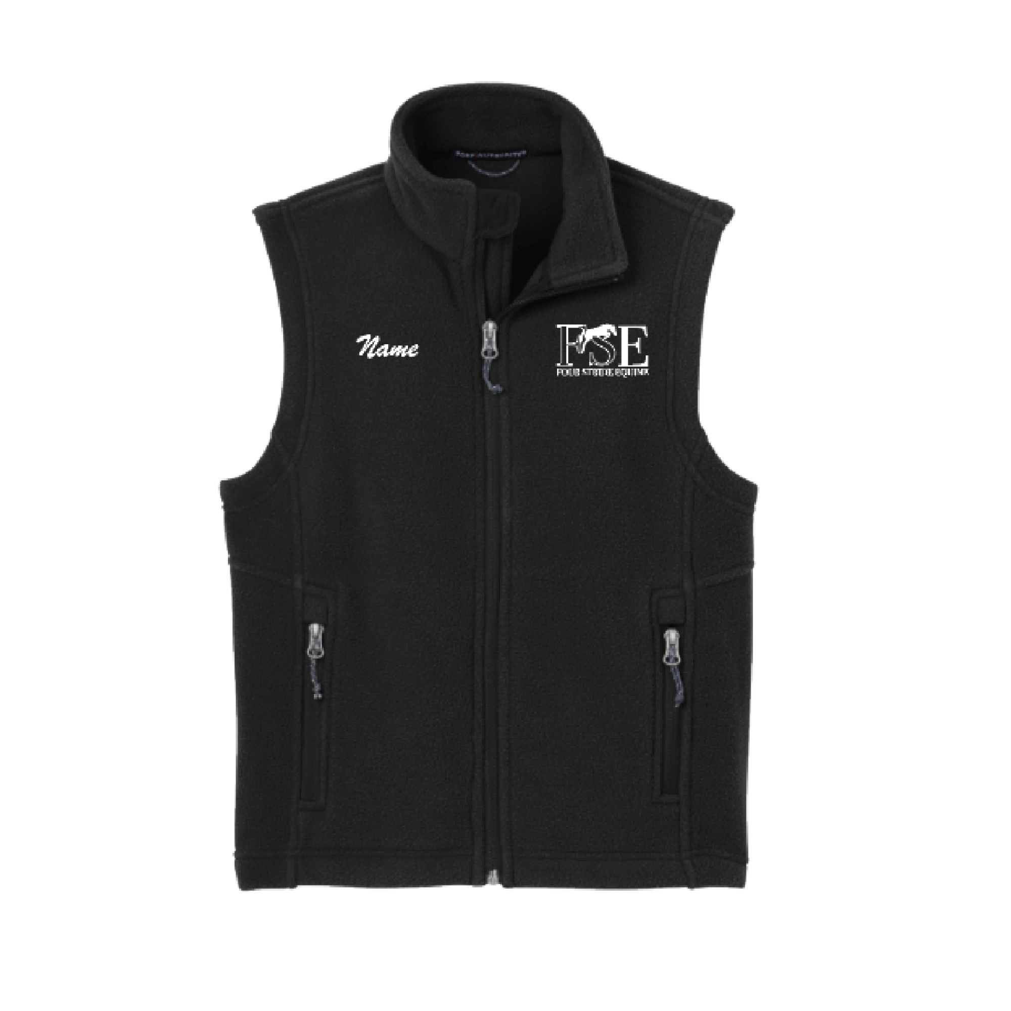 Four Stride Equine - Youth Value Fleece Vest (Personalized)