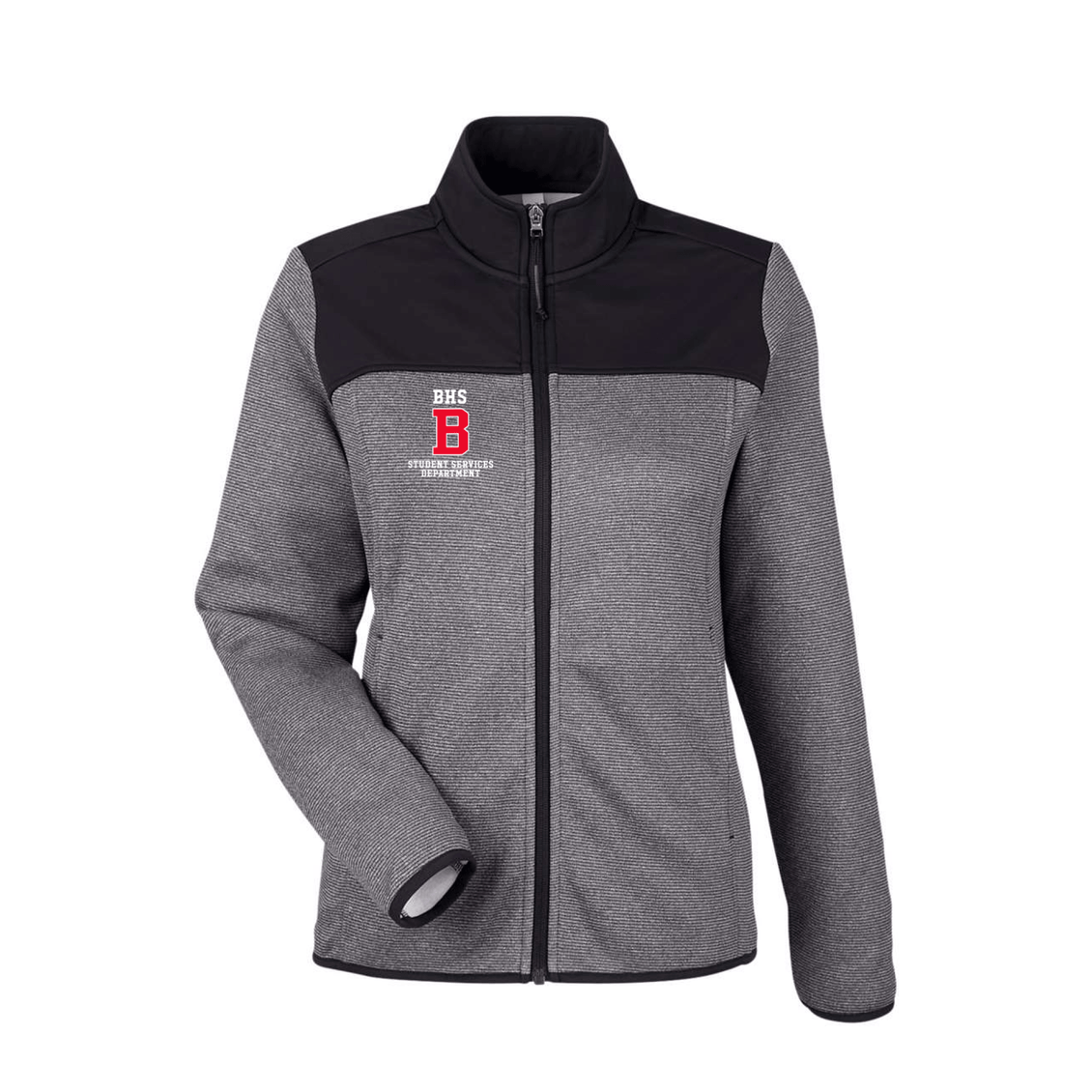 BHS Student Services - Women's Venture Heathered Stripe Hybrid Jacket