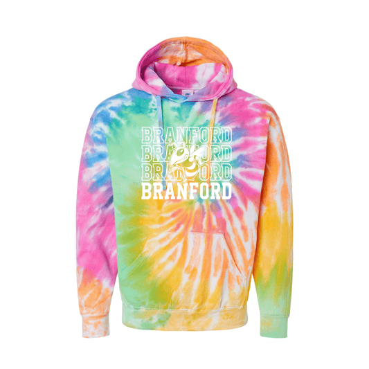 Murphy Spirit Tie-Dyed Hooded Sweatshirt Branford