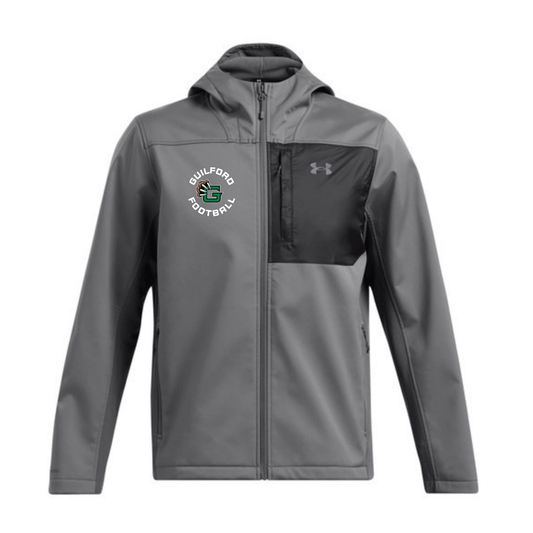 Guilford Football - Grey Men's CGI Shield 2.0 Hooded Jacket