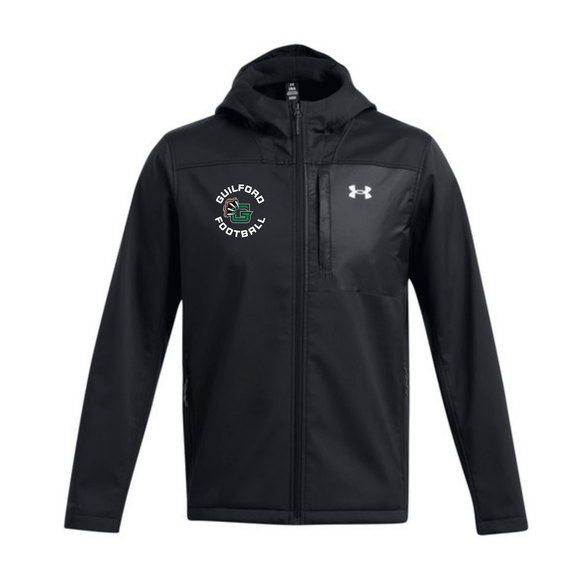 Guilford Football - Black Men's CGI Shield 2.0 Hooded Jacket