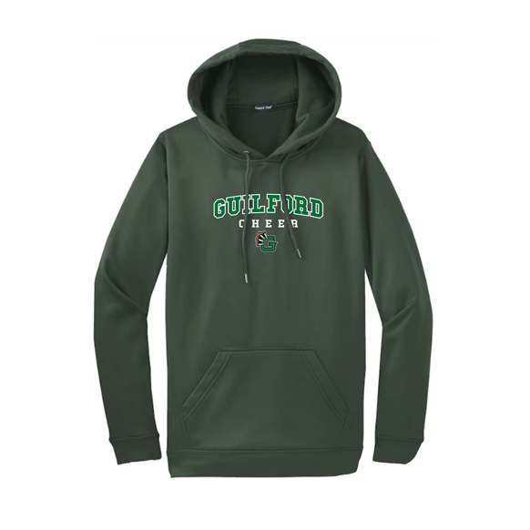 Guilford Cheer - Men's Performance Fleece Hooded Pullover