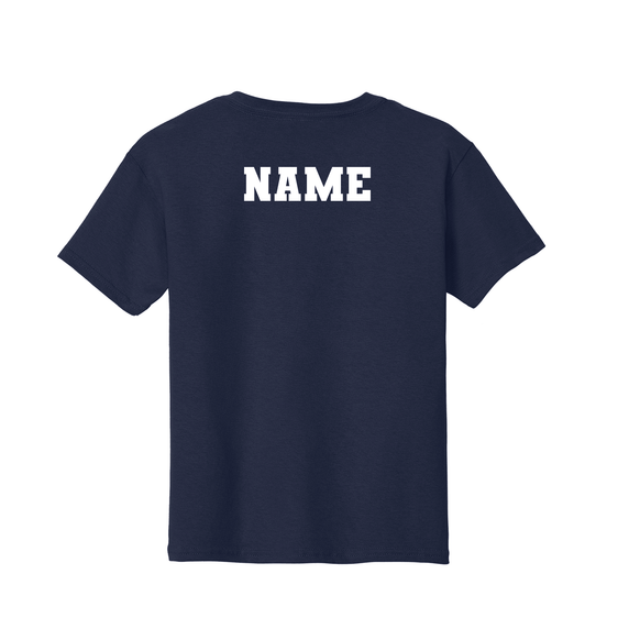 Killingworth Elementary - Navy Youth Heavy Cotton™ 100% Cotton T-Shirt (Personalized)