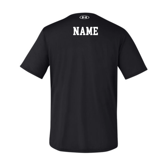 Guilford Football - Black Men's Team Tech T-Shirt (Personalized)