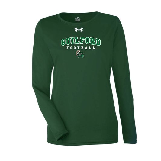 Guilford Football - Forest Green Ladies' Team Tech Long-Sleeve T-Shirt