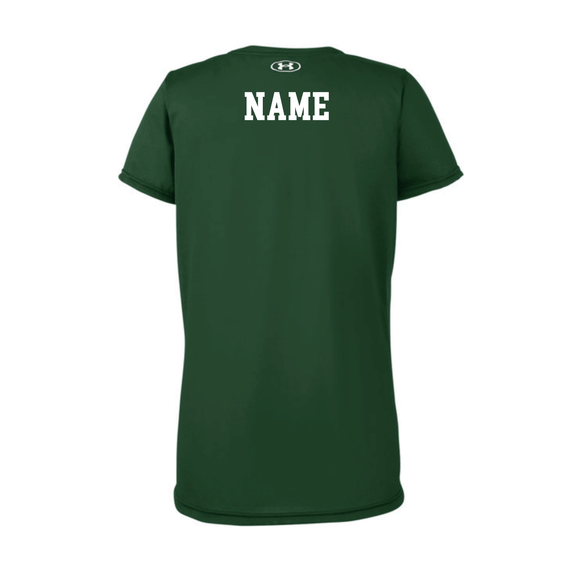 Guilford Football - Forest Green Ladies' Team Tech T-Shirt (Personalized)