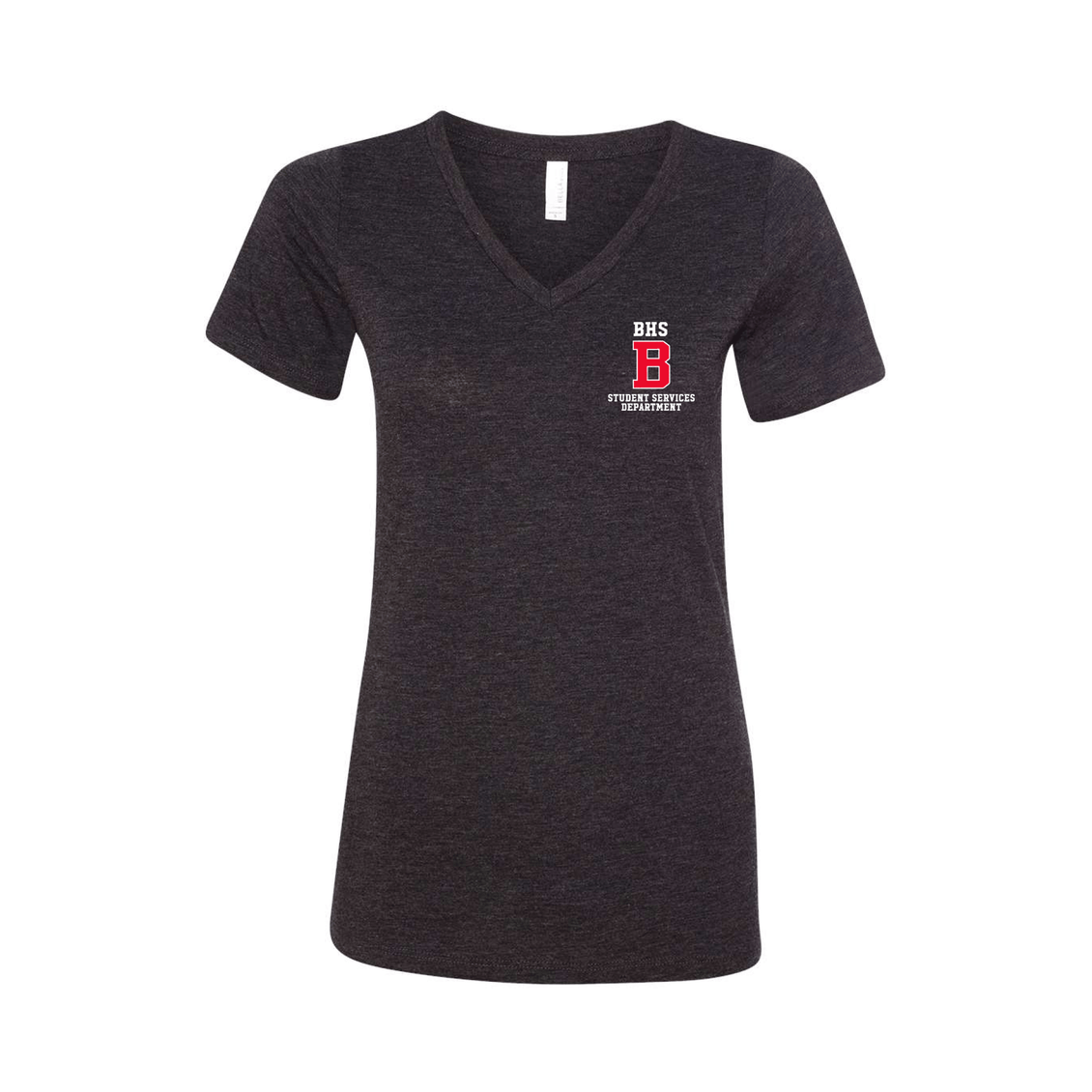 BHS Student Services - Women's Relaxed Triblend Short Sleeve V-Neck Tee