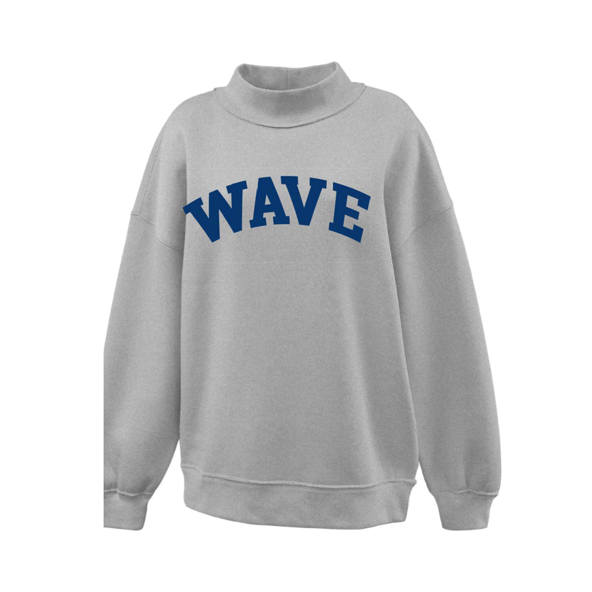 Mock Neck Wave