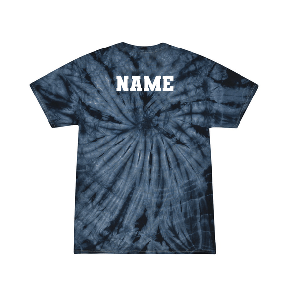 Killingworth Elementary - Spider Navy Youth Multi-Color Tie-Dyed T-Shirt (Personalized)