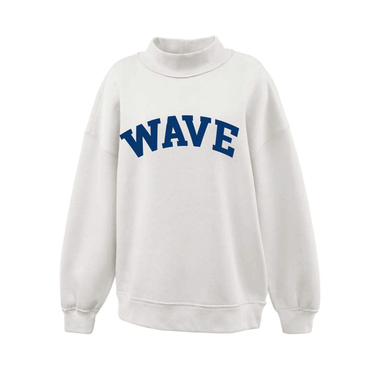 Mock Neck Wave