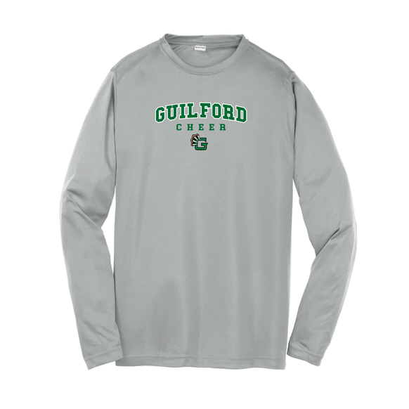 Guilford Cheer - Youth Performance Long Sleeve Tee