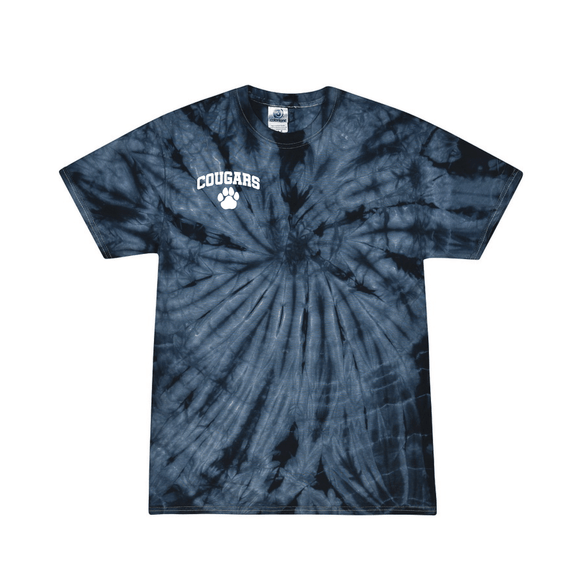 Killingworth Elementary - Spider Navy Youth Multi-Color Tie-Dyed T-Shirt (Personalized)