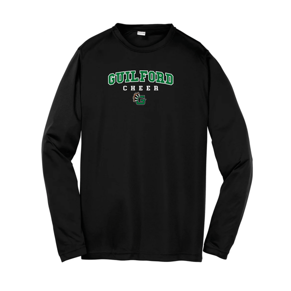 Guilford Cheer - Youth Performance Long Sleeve Tee