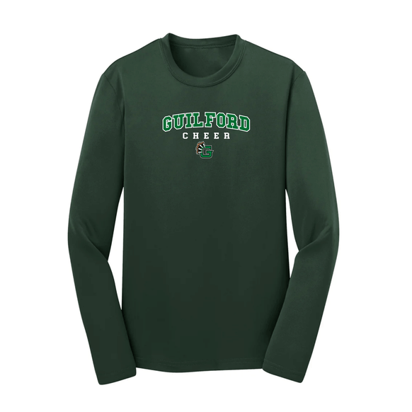 Guilford Cheer - Youth Performance Long Sleeve Tee