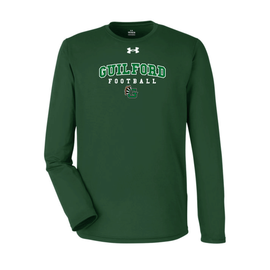Guilford Football - Forest Green Men's Team Tech Long-Sleeve T-Shirt