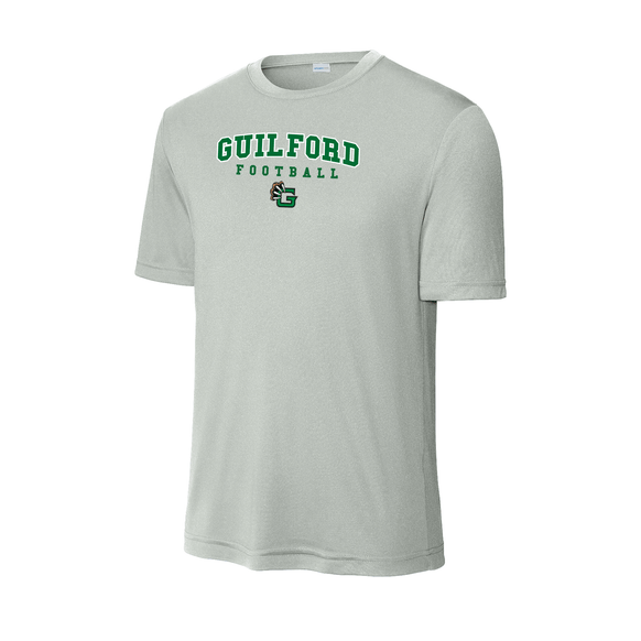 Guilford Football - Grey Men's PosiCharge® Competitor™ Tee (Personalized)