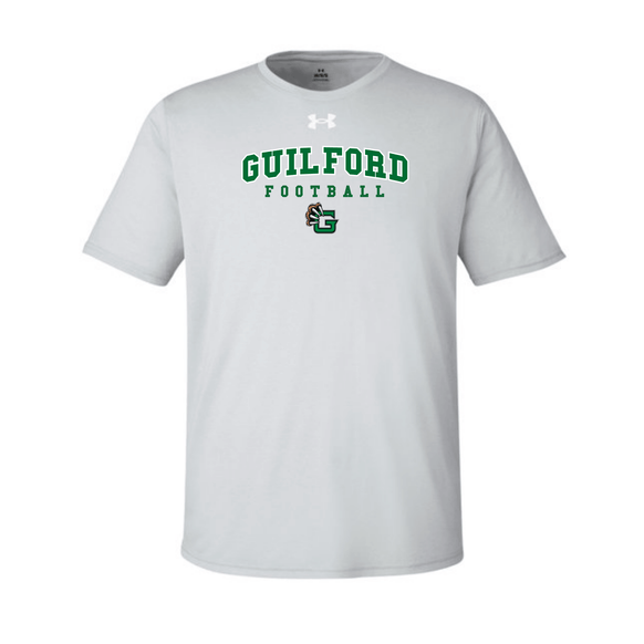 Guilford Football - Grey Men's Team Tech T-Shirt (Personalized)