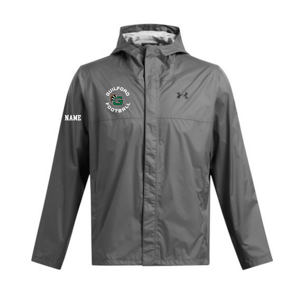 Guilford Football - Grey Men's Stormproof Cloudstrike 2.0 Jacket (Personalized)