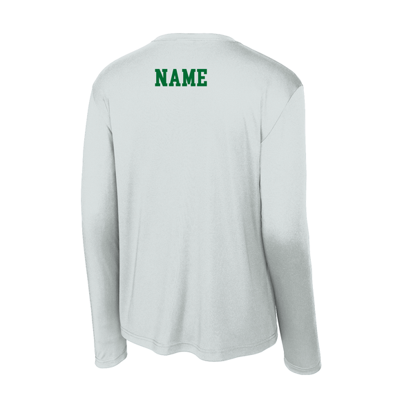 Guilford Football - Grey Men's Long Sleeve PosiCharge® Competitor™ Tee (Personalized)