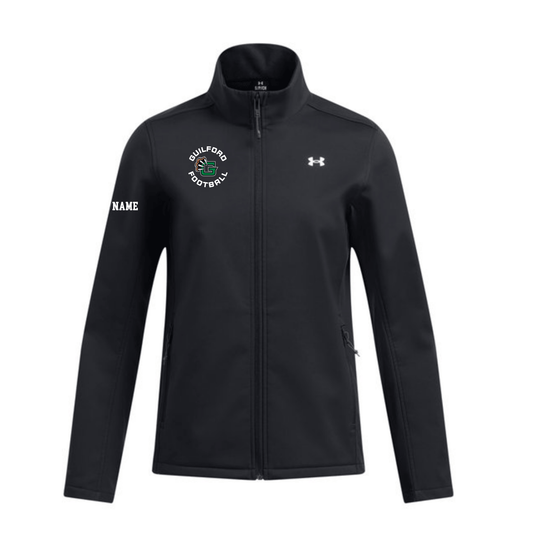 Guilford Football - Black Ladies' ColdGear® Infrared Shield 2.0 Jacket (Personalized)