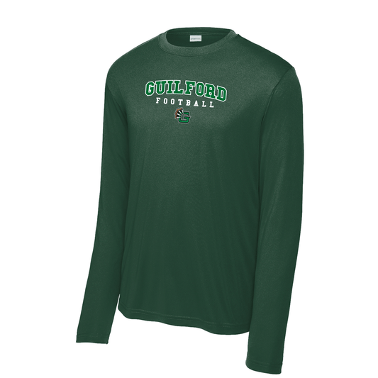 Guilford Football - Forest Green Men's Long Sleeve PosiCharge® Competitor™ Tee