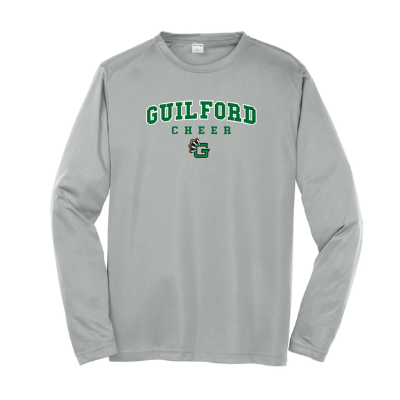 Guilford Cheer - Men's Long Sleeve Performance Tee