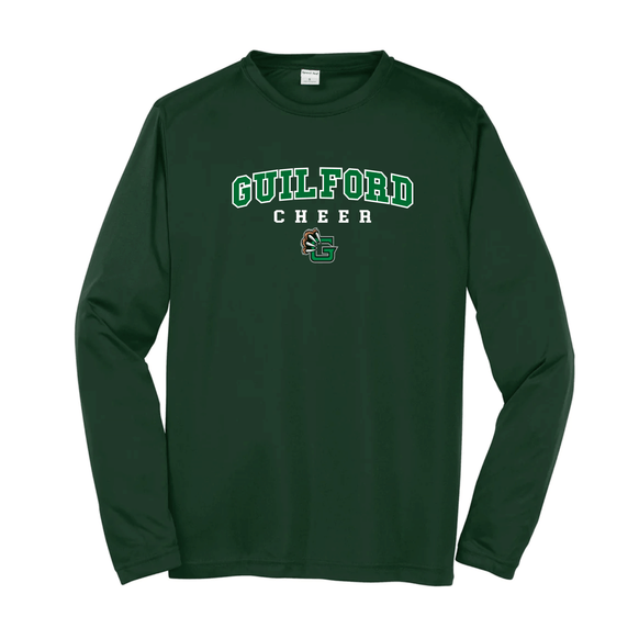 Guilford Cheer - Men's Long Sleeve Performance Tee