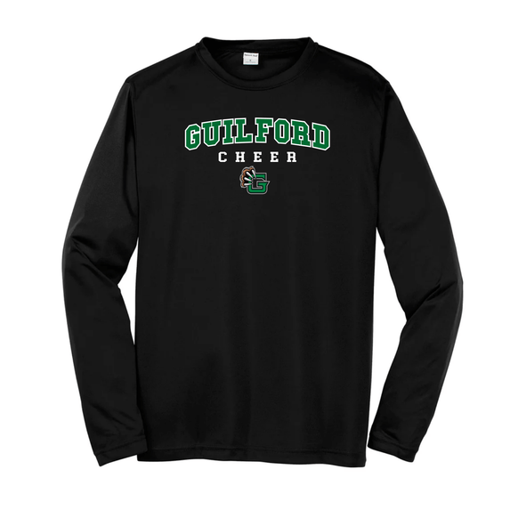 Guilford Cheer - Men's Long Sleeve Performance Tee