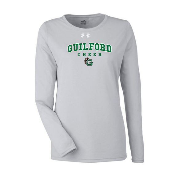 Guilford Cheer - Men's Team Tech Long-Sleeve T-Shirt