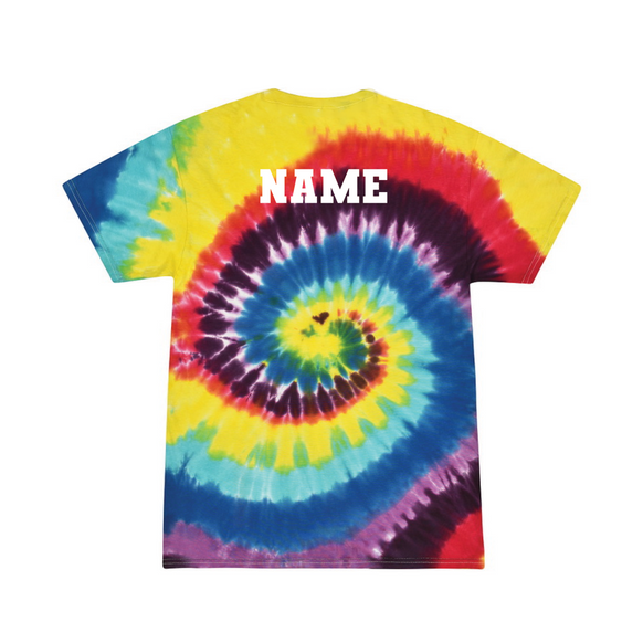 Killingworth Elementary - Carnival Youth Multi-Color Tie-Dyed T-Shirt (Personalized)