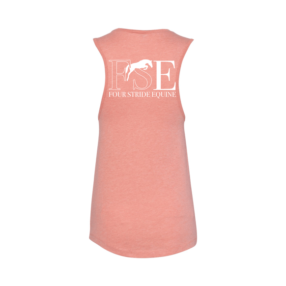 Four Stride Equine - Women's Jersey Muscle Tank