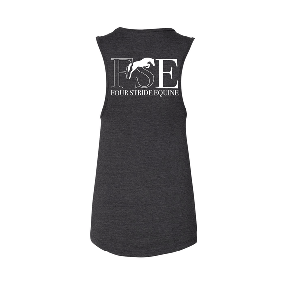 Four Stride Equine - Women's Jersey Muscle Tank