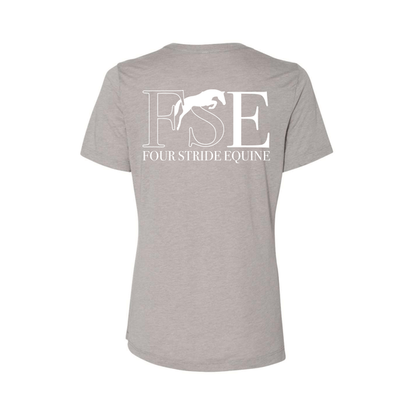 Four Stride Equine - Women’s Relaxed Fit Triblend Tee