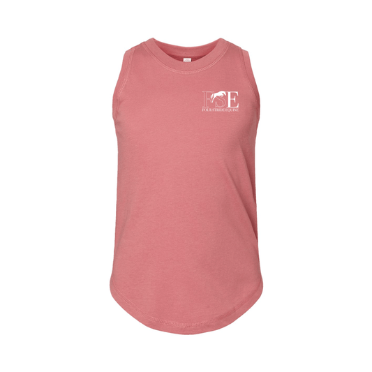 Four Stride Equine - Girls' Relaxed Fine Jersey Tank