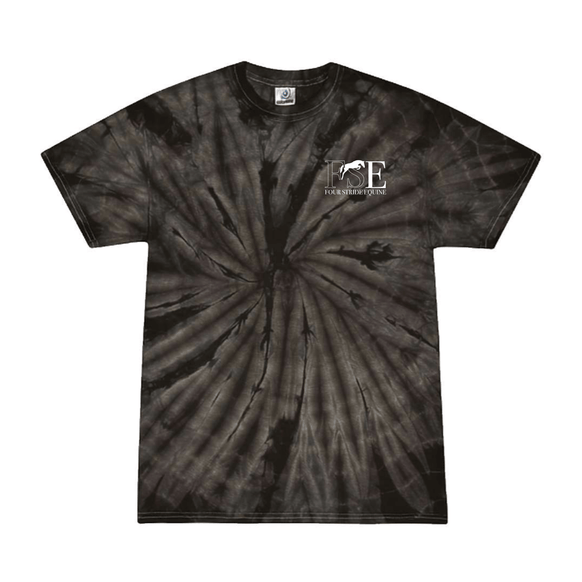 Four Stride Equine - Youth Multi-Color Tie-Dyed T-Shirt