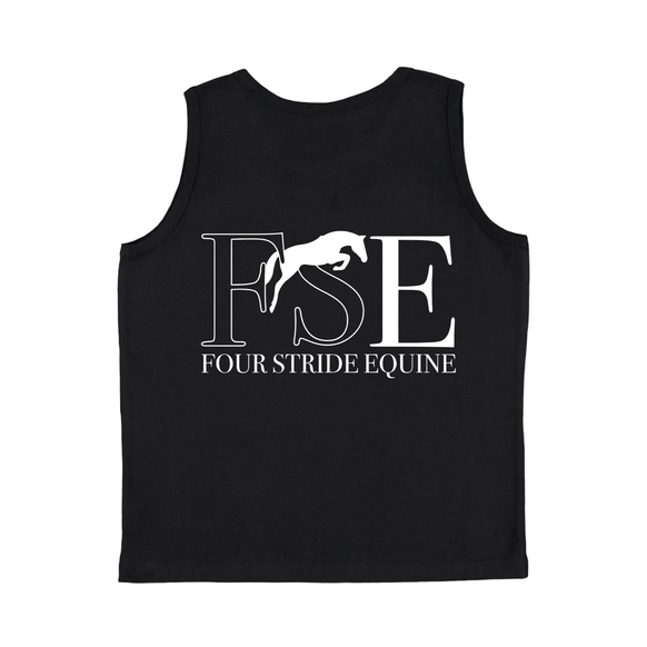 Four Stride Equine - Youth Fine Jersey Tank