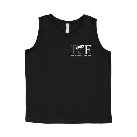 Four Stride Equine - Youth Fine Jersey Tank