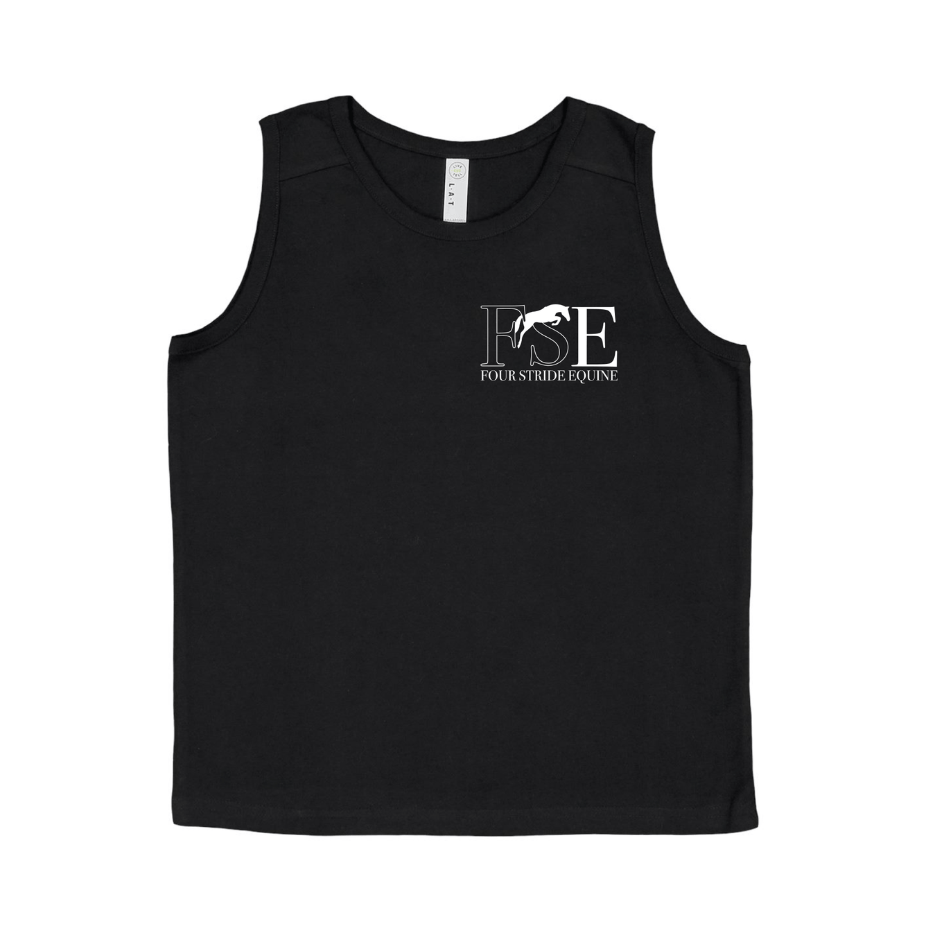 Four Stride Equine - Youth Fine Jersey Tank