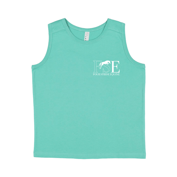Four Stride Equine - Youth Fine Jersey Tank