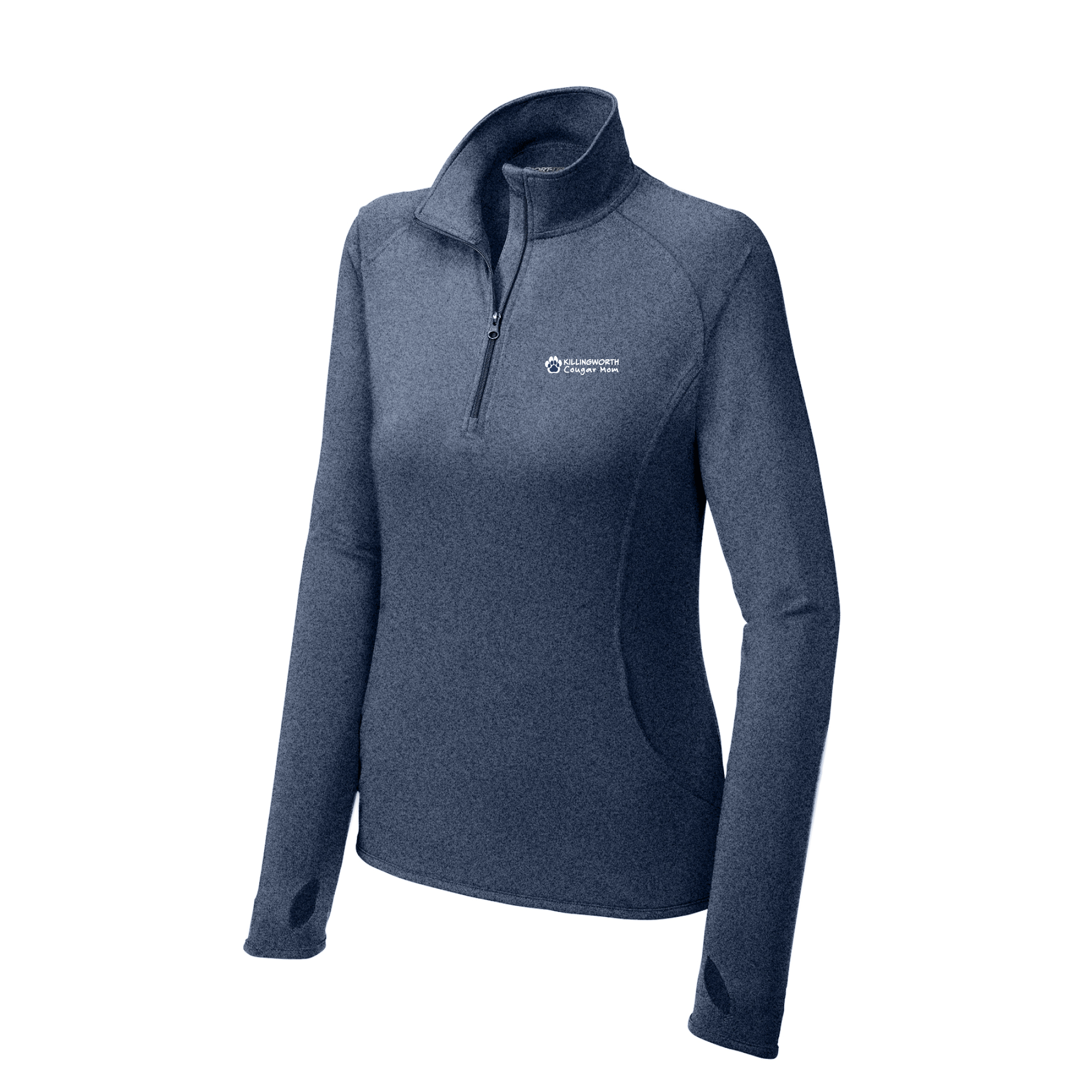 Killingworth Elementary - Ladies 1/4 Zip (Cougar Mom)