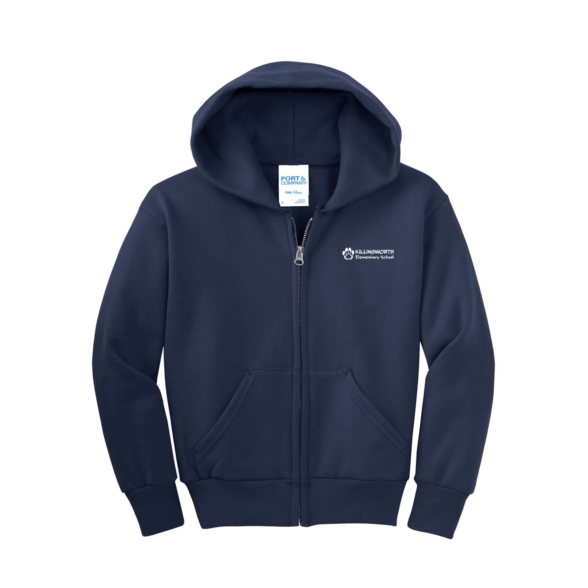 Killingworth Elementary - Youth Full Zip Hood
