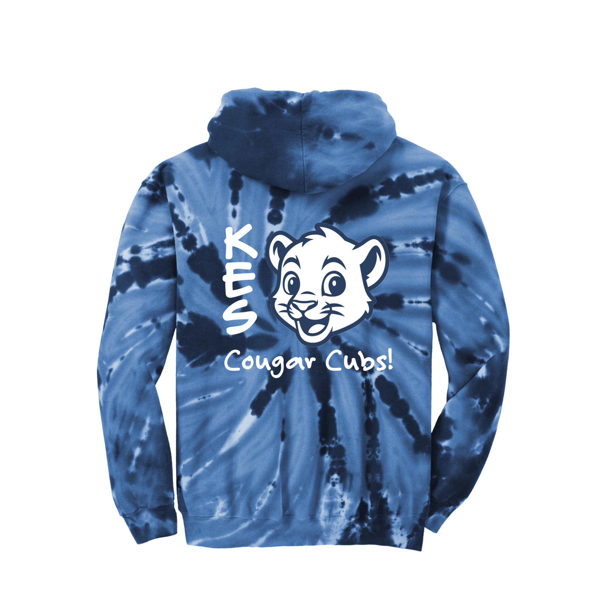 Killingworth Elementary - Adult Tie-Dye Pullover Hooded Sweatshirt