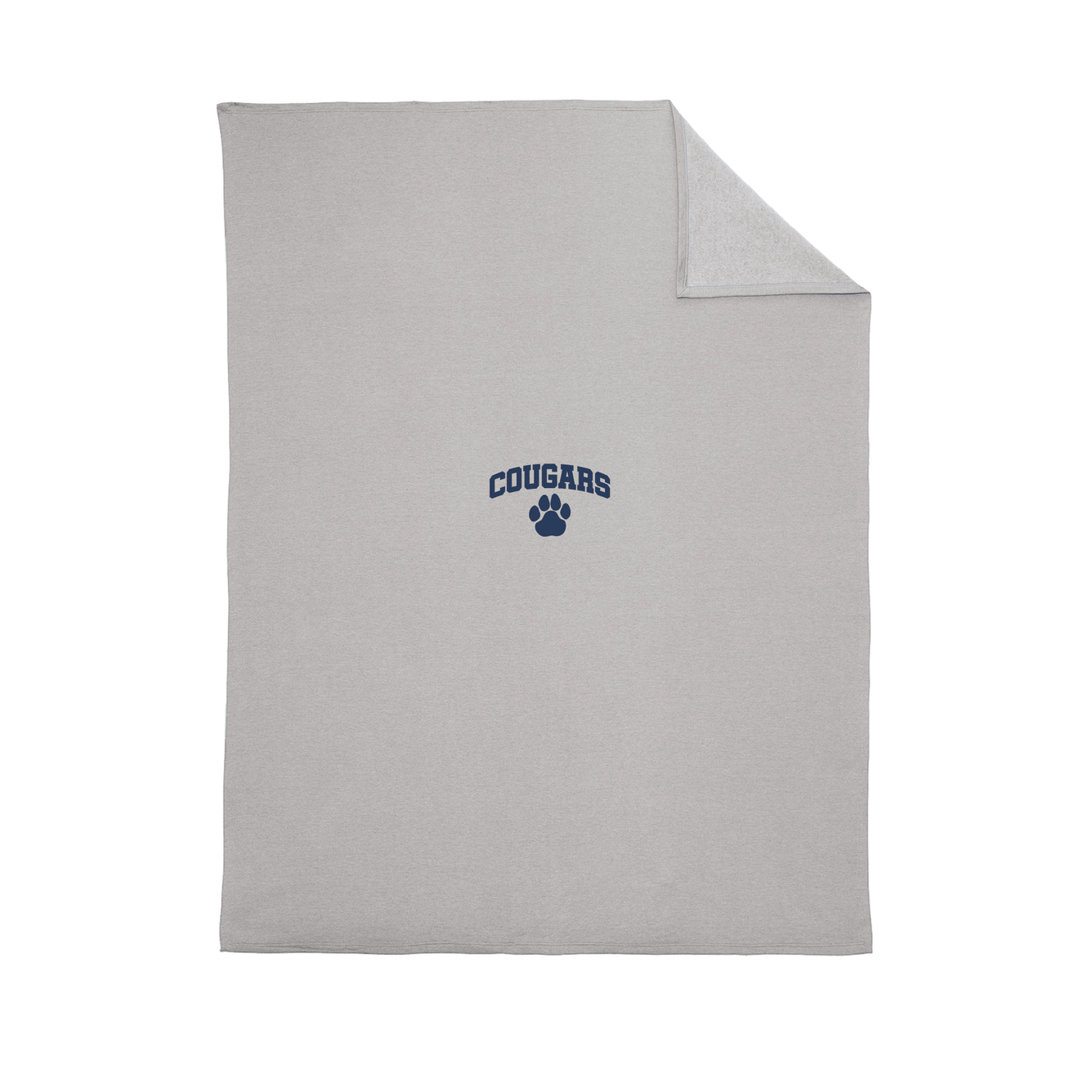 Killingworth Elementary - Athletic Grey Oversized Core Fleece Sweatshirt Blanket