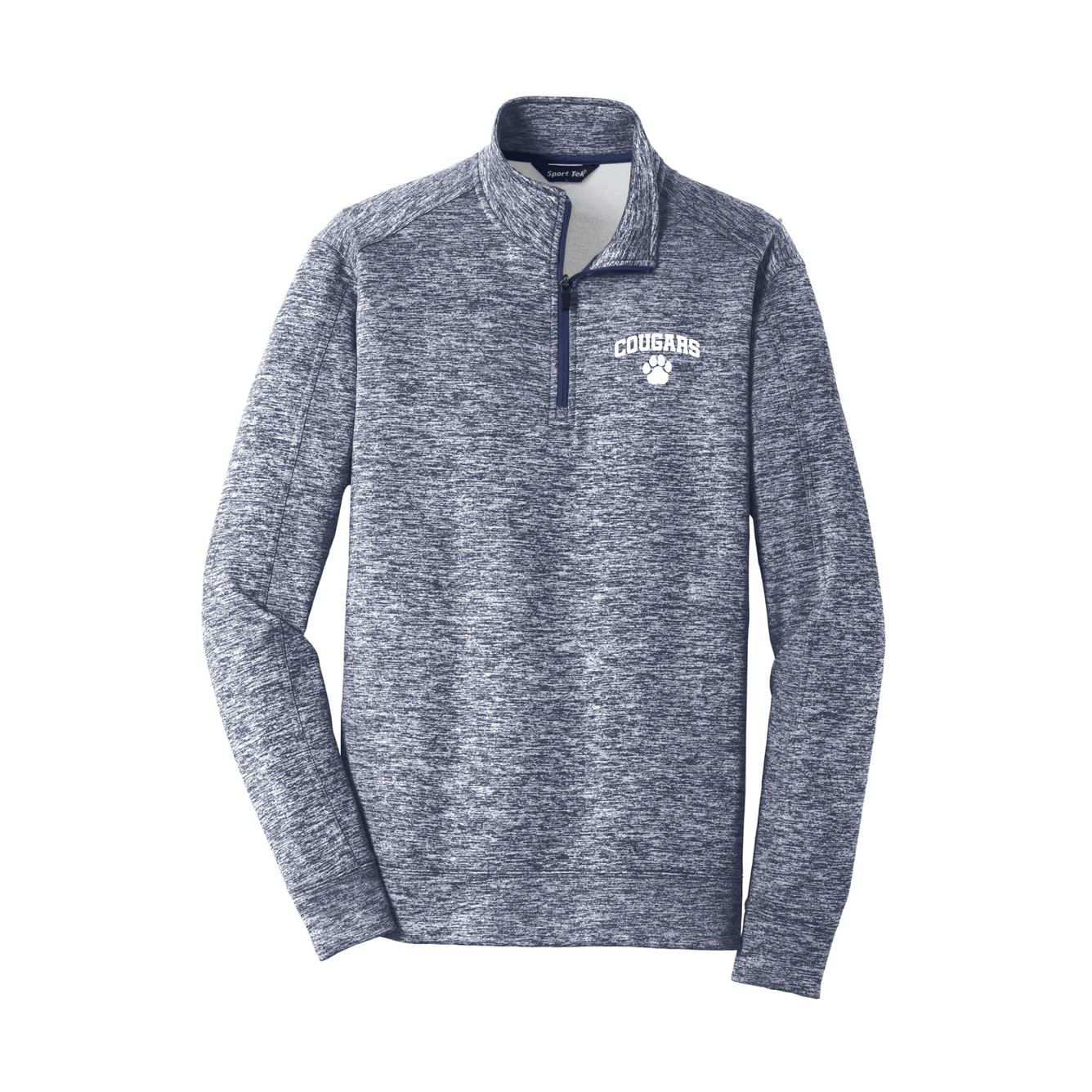 Killingworth Elementary - Navy PosiCharge® Electric Heather Fleece 1/4-Zip Pullover